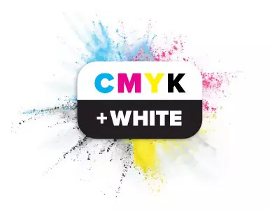 Afinia LT5C CMYK + White - Druk etykiet białą farbą